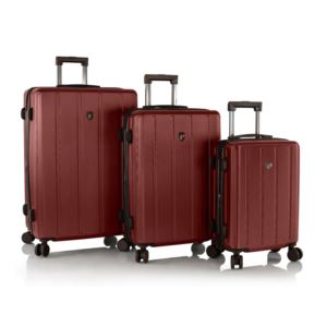 Heys+Luggage+Spinlite+PC+Composite+3pc+Luggage+Set++-+Burgundy