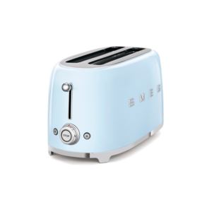 50%27s+Retro+Style+2+Slot+4+Slice+Toaster+Pastel+Blue