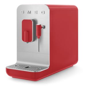 50%27s+Retro-Style+Fully+Automatic+Coffee+Machine+w%2F+Steamer+Red