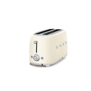 50%27s+Retro+Style+2+Slot+4+Slice+Toaster+Cream