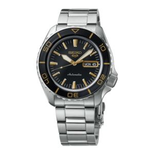 Men%27s+Seiko+5+Sport+Automatic+Silver-Tone+Stainless+Steel+Watch+Black+Dial