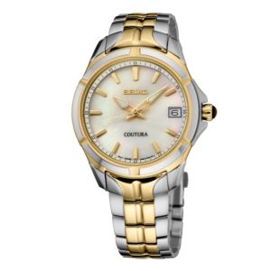 Ladies%27+Coutura+Gold+%26+Silver-Tone+Stainless+Steel+Watch+MOP+Dial