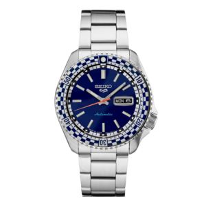 Men%27s+Seiko+5+Sports+Special+Edition+Automatic+Silver-Tone+Watch+Blue+Dial