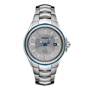 Men%27s+Coutura+Solar+Silver-Tone+Stainless+Steel+Watch+Gray+Dial