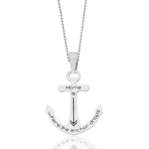 Joyful+Sentiments+Home+is+Where+the+Anchor+Drops+Pendant+Necklace