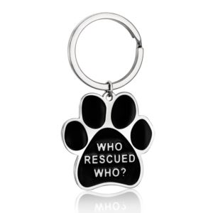 Joyful+Sentiments+Who+Rescued+Who+Paw+Print+Keyring