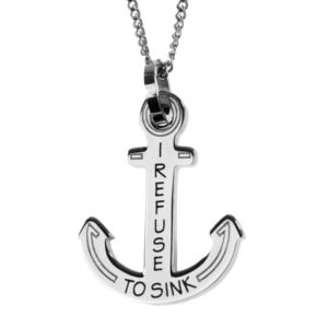 Joyful+Sentiments+Anchor+Pendant+Necklace