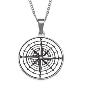 Joyful+Sentiments+Right+Direction+Compass+Pendant+Necklace