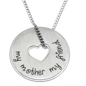 Joyful+Sentiments+My+Mother+Disc+Pendant+Necklace