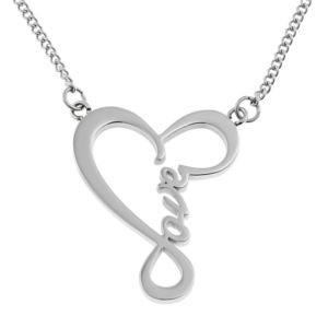 Joyful+Sentiments+Script+Love+Pendant+Necklace