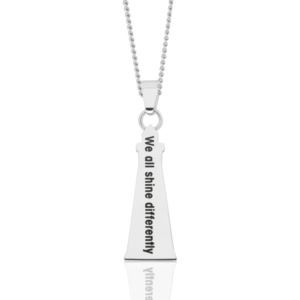 Joyful+Sentiments+Lighthouse+We+All+Shine+Differently+Necklace+Pendant