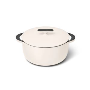 6.5qt+Enameled+Cast+Iron+Dutch+Oven+w%2F+Flat+Lid+Cream