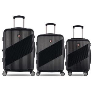 Tucci+GUIDA+3pc+Luggage+Set+-+Burgundy