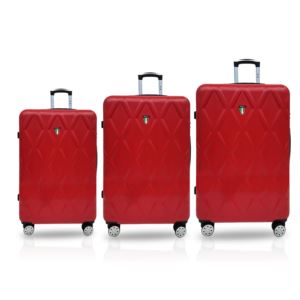 Tucci+ALVEARE+3pc+Luggage+Set+-+Dark+Red