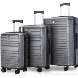 Tucci+VIVACE+3pc+Luggage+Set+-+Charcoal