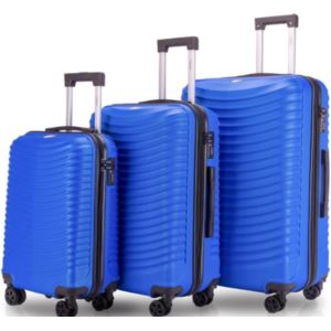 Tucci+FLETTERE+3pc+Luggage+Set+-+Diamond+Blue