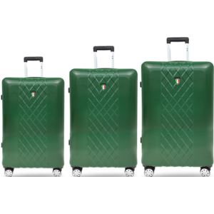 Tucci+BORSETTA+3pc+Luggage+Set+-+Army+Green