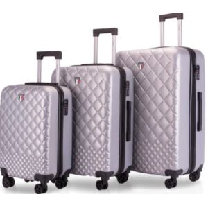 Tucci+TRAPUNTA+3pc+Luggage+Set+-+Silver