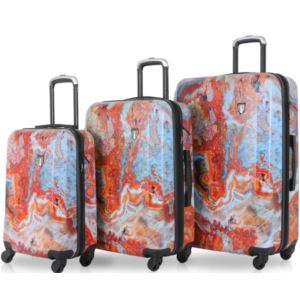 Tucci+TURKISH+MARBLE+3pc+Luggage+Set+-+Multicolor