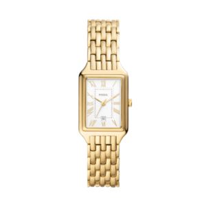 Ladies%27+Raquel+Gold-Tone+Stainless+Steel+Watch+White+Dial