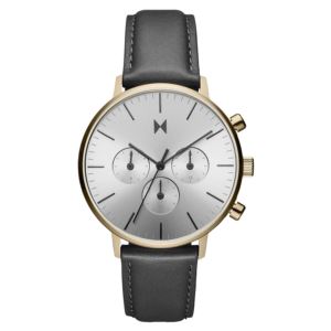 Mens+Legacy+Traveler+Dual+Time+Cloudbreak+Leather+Strap+Watch+Light+Gray+Dial