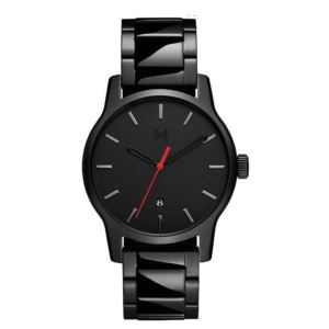 Mens+Classic+II+Black+Ion-Plated+Stainless+Steel+Watch+Black+Dial