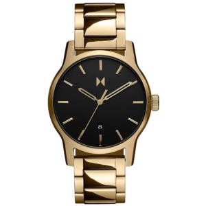 Mens+Classic+II+Lion+Gold+Stainless+Steel+Watch+Black+Dial