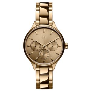 Ladies+Reina+Multi+Eye+Cascade+Gold+Stainless+Steel+Watch