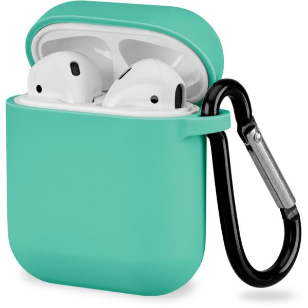 Apple AirPods Sleeve with Carabiner and Silicone Strap