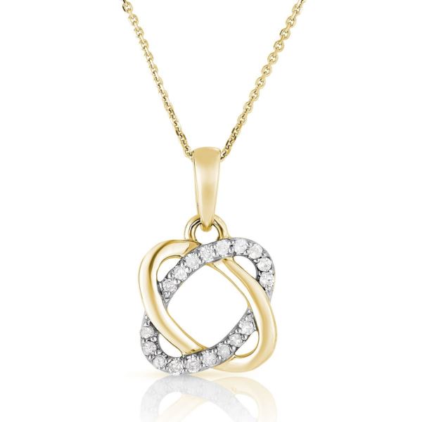 jilco diamond infinity necklace