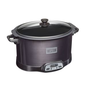 2-in-1+6qt+Digital+Indoor+Smoker+%26+Slow+Cooker