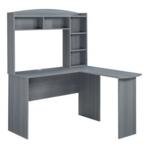 Techni+Mobili+Suzie+L-Shaped+Desk+with+Hutch-Grey