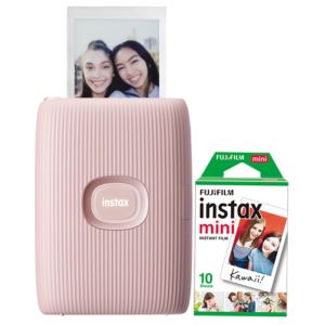 Instax+Mini+Link+2+Smartphone+Printer+Bundle+Soft+Pink