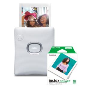 Instax+SQUARE+Link+Smartphone+Printer+Bundle+Ash+White