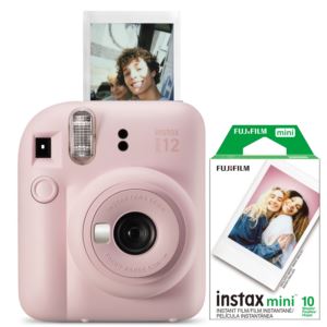 Instax+Mini+12+Instant+Camera+w%2F10+Count+Film+Blossom+Pink