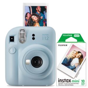 Instax+Mini+12+Instant+Camera+w%2F+10+Count+Film+Pastel+Blue