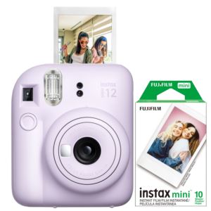 Instax+Mini+12+Instant+Camera+w%2F+10+Count+Film+Lilac+Purple