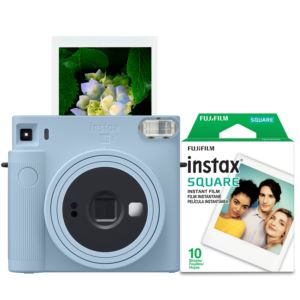 Instax+Square+SQ1+Instant+Camera+w%2F+10+Count+Film+Glacier+Blue