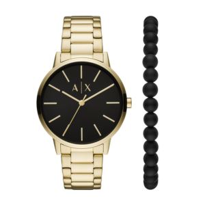 Men%27s+Cayde+Gold-Tone+Stainless+Steel+Watch+%26+Bracelet+Gift+Set