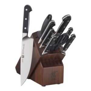 Zwilling+Pro+10Pc+Block+Set+With+Acacia+Block