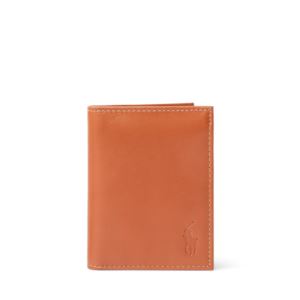 Leather+Billfold+With+ID+Window+Brown