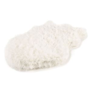 PAW+PupRug+Faux+Fur+Orthopedic+Dog+Bed+-+Curve+Polar+White+-+LG+%2F+XL