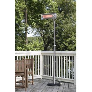 Stainless+Steel+Offset+Pole+Infrared+Patio+Heater