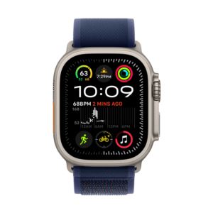 Watch+Ultra+2+GPS+%2B+Cellular+49mm+Natural+Titanium+Case+w%2F+S%2FM+Blue+Trail+Loop