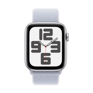 Watch+SE+GPS+44mm+Silver+Aluminum+Case+w%2F+Blue+Cloud+Sport+Loop