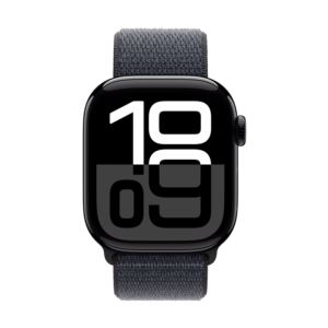 Watch+Series+10+GPS+42mm+Jet+Black+Aluminum+Case+w%2F+Ink+Sport+Loop