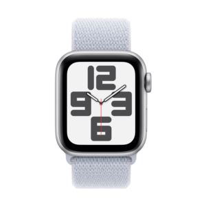 Watch+SE+GPS+40mm+Silver+Aluminum+Case+w%2F+Blue+Cloud+Sport+Loop