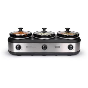 Three+1.5qt+Buffet+Server+Stainless+Steel