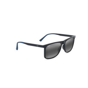 Makamae+Polarized+Sunglasses+Matte+Blue+Frame+Neutral+Gray+Lens