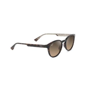 Hiehie+Polarized+Sunglasses+Shiny+Dark+Havana+Frame+HCL+Bronze+Lens